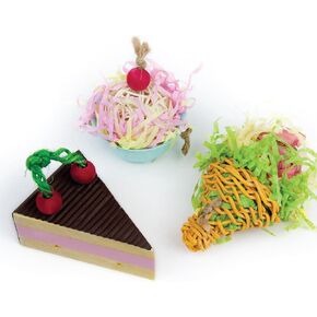 Prevue Pet Products Celebration! Small Animal Mineral Chew Toy Bundle