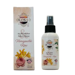 Honeysuckle Rose Air Freshener - Room Spray - Odor Eliminator - Deodorizer - Car Air Freshener - Home Spray - Linen Spray - Fabric Refresher - Non-Toxic - Alcohol Free - Made in USA (4 Oz)
