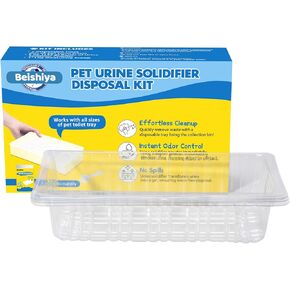 Urine Disposal Kit for Pet Loo - 7-Pack Disposable Dog Pee Trays Indoor for Dog Potty Tray