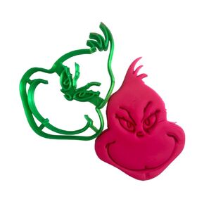 Christmas Green Cookie Cutter, Whimsical Holiday Cookie Cutter Inspired by a Beloved Christmas Character for Baking Tools