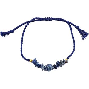 Natural Chips Braided Bracelet, Healing, Birthday, Gift for Her, Resizable Hand Braid Rope Thread Protection Bracelet for Men Women, Gemstone Jewelry 7 inch Christmas Gifts