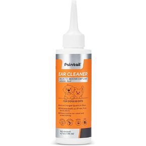 Dog Ear Cleaner, Dog Ear Infection Treatment, Dog Ear Cleaning Solution with Quantum Silver for Itchy Ear Relief, Cleans The Debris & Buildup, Prevents Dog Ear Infection, 4oz