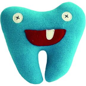 Cate & Levi - Handmade Tooth Fairy Pillow - Made in Canada - Eco-Friendly Locally Sourced Polar Fleece (Blue)