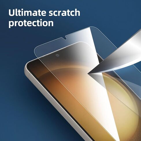 NEW'C 3 عبوات مصممة لهاتف Samsung Galaxy S24 5G واقي شاشة من الزجاج المقسى، صديق للحافظة ومقاوم للغاية in Kuwait