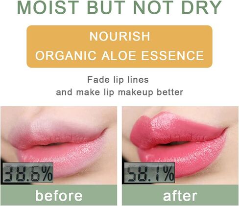 BINGBRUSH 2 Pcs Aloe Vera Color Changing Lipstick Queen,PH Mood Long Lasting Labiales Lip Gloss Lip Balm Tinted Magic Lip Stain Makeup Moisturize Lipstick Set for Women in Saudi Arabia