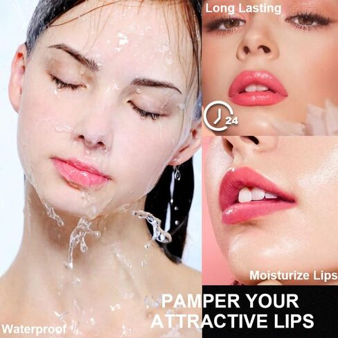BINGBRUSH 2 Pcs Aloe Vera Color Changing Lipstick Queen,PH Mood Long Lasting Labiales Lip Gloss Lip Balm Tinted Magic Lip Stain Makeup Moisturize Lipstick Set for Women in Saudi Arabia