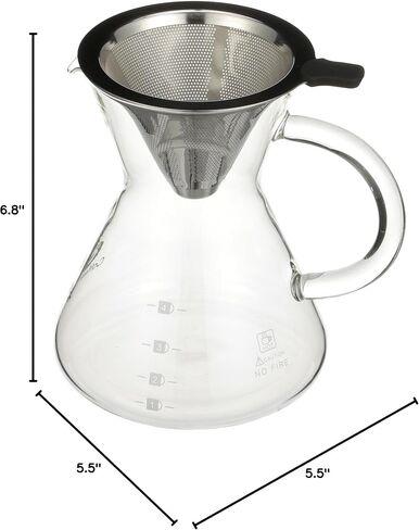 Coffee Gator Pour Over Coffee Maker Portable - 10.5oz in Saudi Arabia