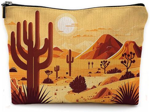 Minimalist Boho Flowers Floral Makeup Bag Travel Cosmetic Bags,Boho Mid Century Modern Art Cosmetic Makeup Bags with Zipper Pouch Travel Toiletry Case,Boho Gifts for Women in Saudi Arabia