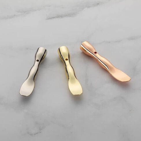 ملعقة تكسون المعدنية للعناية بالبشرة، قناع صغير للوجه قابل لإعادة الاستخدام، ملاعق تجميل للمكياج للكريم واللوشن والمرطبات (ذهبي وردي، ذهبي، فضي (ملعقة واقفة) in Kuwait