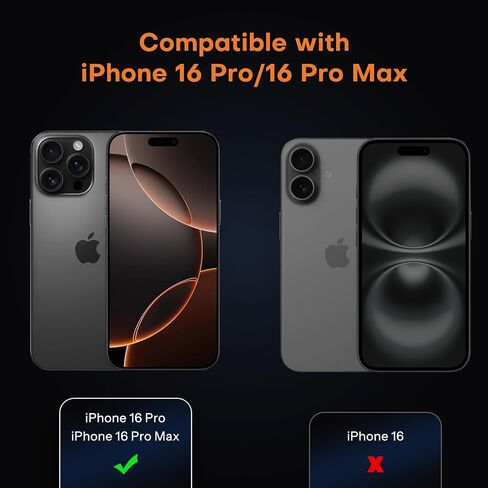 واقي عدسة الكاميرا OMOTON لهاتف iPhone 16 Pro Max/16 Pro، واقيات عدسات فردية رفيعة للغاية، صور عالية الوضوح، حلقة معدنية رفيعة للغاية من الألومنيوم، سهلة التركيب، مجموعتان in Saudi Arabia