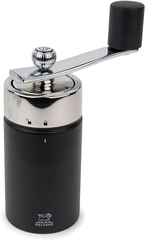 Peugeot - Isen Manual Nutmeg Mill with Crank handle - Beechwood and Stainless Steel, Black, 16 cm in Saudi Arabia