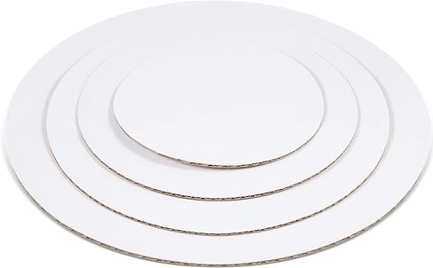6pcs Cardboard Cake Rounds White Cake Boards 6, 8, 10 Inch Cake Board, 2 of Each Size Set,Cake Cardboard for Baking Cake, Wedding Birthday Cake, Dessert, Cake, Pizza Decorating and Exhibition in Saudi Arabia