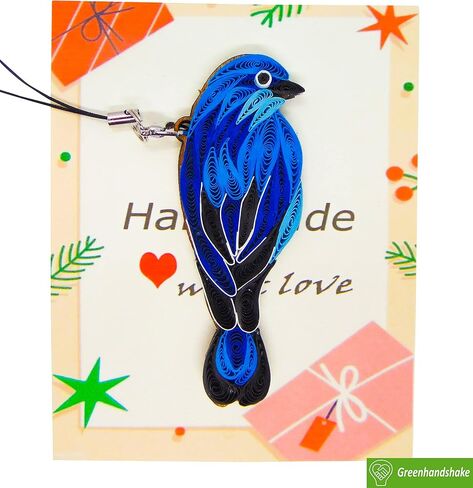 Mountain Bird, Home Decorations Holiday Decor, Handmade Ornament for Animal Lovers, Handbag Backpack Bag Purse Mobile Phone Car Hanging Decorations in Saudi Arabia