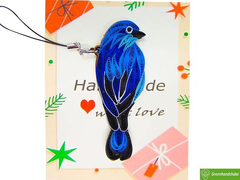 Mountain Bird, Home Decorations Holiday Decor, Handmade Ornament for Animal Lovers, Handbag Backpack Bag Purse Mobile Phone Car Hanging Decorations in Saudi Arabia
