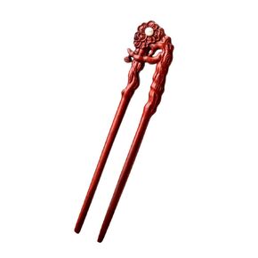 Carved Wooden Hair Stick for Women Handmade Hair Pin for Long Hair Chopsticks for Buns Wooden Hair Fork for Hair Styling (Hair Stick C)