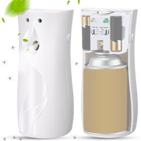 Qualirey 2 Pcs Automatic Fly Spray Dispenser Mosquito Flying Insect Control Metered Aerosol Air Freshener Spray Dispenser for Summer Bathroom Room Country Vet Supplies (Liquid Not Included)