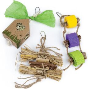 مجموعة ألعاب الحيوانات الصغيرة من Prevue Pet Products Just Hangin