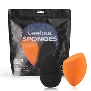 4PCS Makeup Sponge Set, Latex Free Makeup Blender for foundation, Makeup Sponges egg shaped, Makeup Sponges for all areas