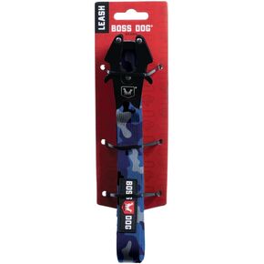 Boss Dog Tactical Leash, Blue, 4 FT