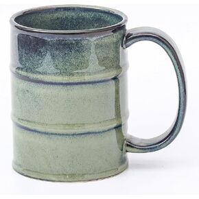 Coffee Mug, 22 oz Beer Mugs Large Ceramic Coffee Mug Tea Cups, Handmade Mug with Big Handle for Office and Home, Dishwasher and Microwave Safe (Orange)
