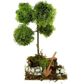 Faux Tree Landscape Accessory for Nativity Scene | Beautiful Handcrafted Christmas Heirloom | Made In Italy | Village Nativity Accessory | Home Decoration for Christmas