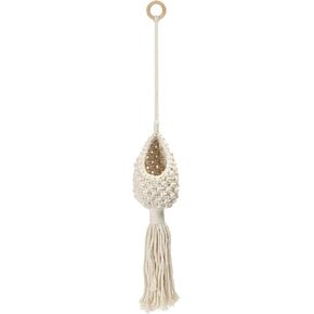 Spencer 2 Pack Macrame Plant Hanger - Hanging Planters Handmade Hanging Plant Holder Cotton Rope, Decorative Flower Pot Holder for Real & Fake Hanging Plants Indoor Outdoor Boho Home Decor