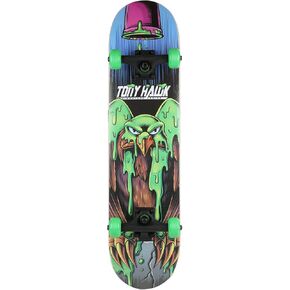 Tony Hawk 31 inch Skateboard, Tony Hawk Signature Series 1, 9-ply Maple Deck Skateboard for Cruising, Carving, Tricks and Downhill, Zombie
