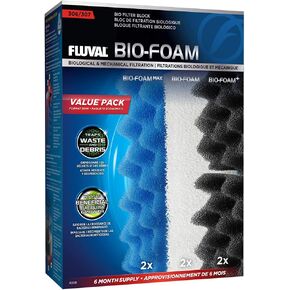 Fluval 306/307 Bio Foam Value Pack, Replacement Aquarium Filter Media