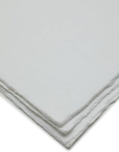 FAUSTA White Textured Watercolor Paper 50 Sheets (250 GSM) (6 X 4 in), Cotton Handmade Deckle Edge Paper for Sketching, Drawing, Calligraphy, Invitations, Notes, Arts and Crafts, Mixed Media Paper in Saudi Arabia