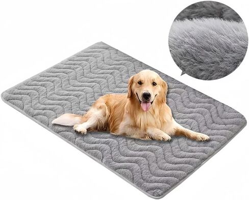 Self Heating Cat Mat Self Warming Cat Bed (24"*18) inch Thermal Cat Mat Extra Warm Pet Mat with Anti-Slip Bottom Ultra Soft Dog Bed Fit Dog Crates & Kennels Cat Warmer Mat for Indoor Cats. in Saudi Arabia
