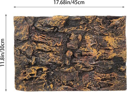 INOOMP Natural Cork Terrarium Background, Reptile Background Climbing Wall Terrarium Accessories Natural Cork Bark in Saudi Arabia