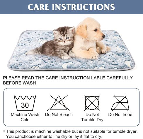 Leekalos Self Warming Cat Bed Self Heating Cat Dog Mat, Ultra Soft Extra Warm Thermal pet Pad for Indoor Outdoor Pets with Removable Cover Non-Slip Botom Washable in Saudi Arabia