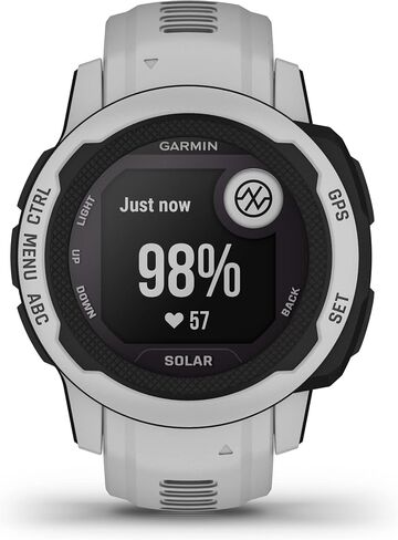 Garmin Instinct 2S Solar, Smaller-Sized GPS Outdoor Watch, Solar Charging Capabilities, Multi-GNSS Support, Tracback Routing, Graphite, 40 MM (Renewed) in Saudi Arabia