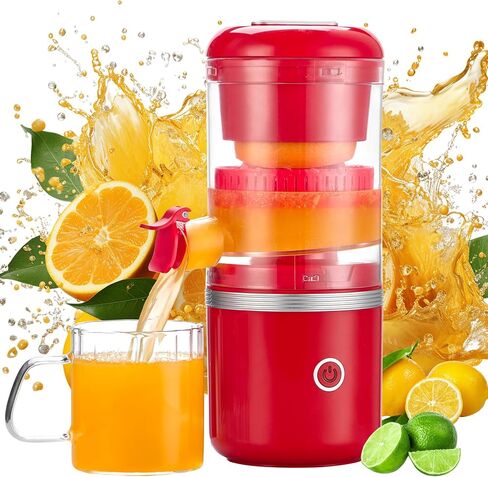 Eletric Citrus Juicer Machine, Orange Juicer Squeezer Rechargeable with USB Cable,Portable Juicer, Black… in Saudi Arabia
