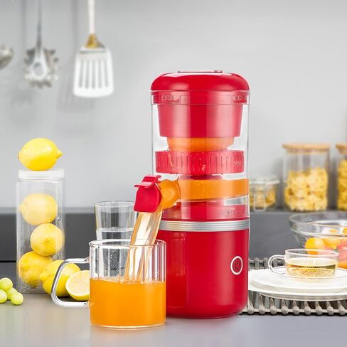 Eletric Citrus Juicer Machine, Orange Juicer Squeezer Rechargeable with USB Cable,Portable Juicer, Black… in Saudi Arabia
