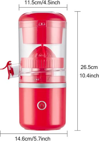 Eletric Citrus Juicer Machine, Orange Juicer Squeezer Rechargeable with USB Cable,Portable Juicer, Black… in Saudi Arabia