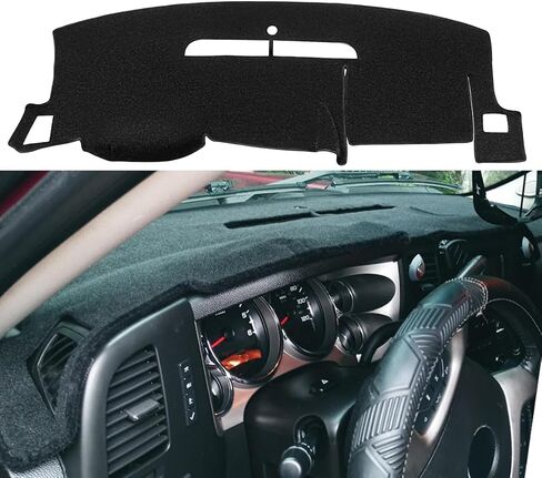 Dash Cover for GMC Sierra/Chevy Silverado 1500 2014-2018(Dark Gray) Y32 in Saudi Arabia