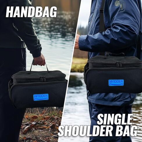 Fishing Tackle Bag with 4 * 3600 Tackle Boxes, Waterproof Fishing Bags for Saltwater or Freshwater, Tackle Box Organizers and Storage, Fishing Tackle Storage Bags & Wraps Padded Shoulder Strap in Saudi Arabia