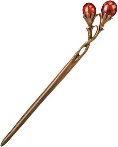 Carved Wooden Hair Stick for Women Handmade Hair Pin for Long Hair Chopsticks for Buns Wooden Hair Fork for Hair Styling (Hair Stick C) in Saudi Arabia