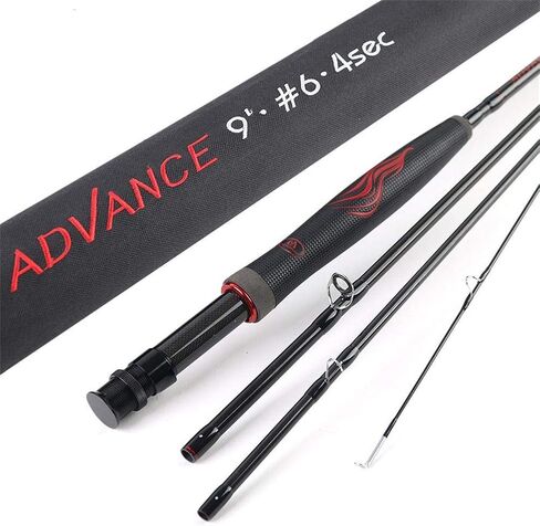Maxcatch Advance Fly Fishing Rod 5/6/8wt 9FT فائق الخفة سريع الحركة مع أنبوب القضيب in Kuwait