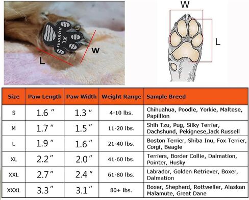 Dog Paw Protector Non-Slip Gripper Traction Pads,Walk Assistant for Senior Dogs,Foot Stickers for Hardwood Floors,Dog Shoes Booties Socks Replacement,12 Sets (48 pcs) XL Black in Saudi Arabia