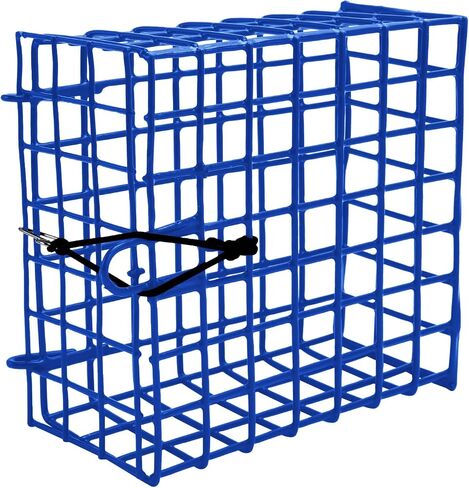 Vinyl-Coated Wire Crab Bait Cages for Crab Pot,Cage Box 6"x6"x3" in Saudi Arabia