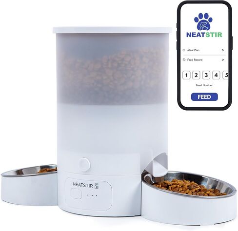 Automatic Cat Food Dispenser, Cat Food Dispenser, Automatic Cat Feeders 2 Cat, Cat Feeder Automatic, Dual Automatic Cat Feeder, Automatic Cat Feeder, Auto Cat Feeder, Pet Feeder Automatic in Saudi Arabia