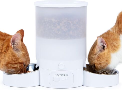 Automatic Cat Food Dispenser, Cat Food Dispenser, Automatic Cat Feeders 2 Cat, Cat Feeder Automatic, Dual Automatic Cat Feeder, Automatic Cat Feeder, Auto Cat Feeder, Pet Feeder Automatic in Saudi Arabia