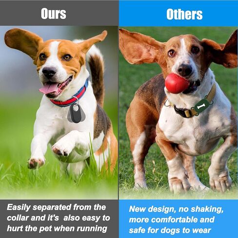 XANGNIER 4 Pack Silicone Dog Collar Holder Compatible with Samsung Galaxy Smart Tag 2, Waterproof Case for SmartTag 2,Fits for 0.8-1In Cat Dog Pet Collars,Dog GPS Tracker Protective Cover Accessories in Kuwait