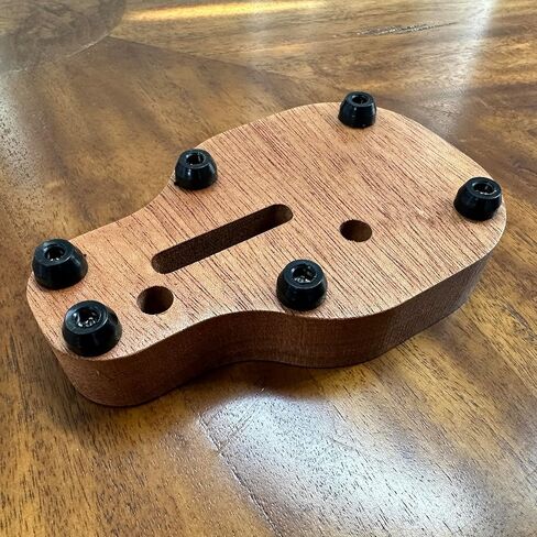 Walnut Wooden Charger Base Compatible with Apple MagSafe and Watch Chargers. Solid Wood. Handmade in USA. in Saudi Arabia
