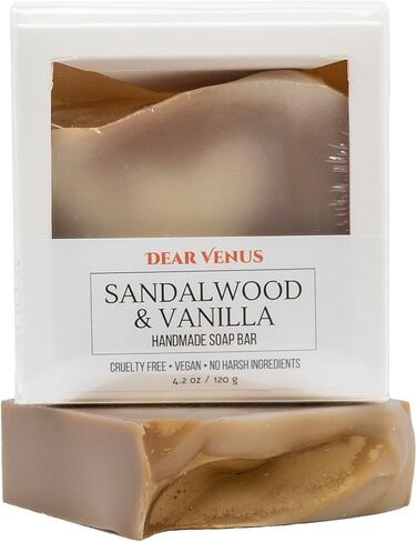 Handcraft Cold-Process Soap Bar, Cherry Blossom Scent (1 pack,) Handmade Body and Face Soap For Men And Women, Vegan, Cruelty Free, Made in USA, 4.2oz - Fresh Collection in Saudi Arabia