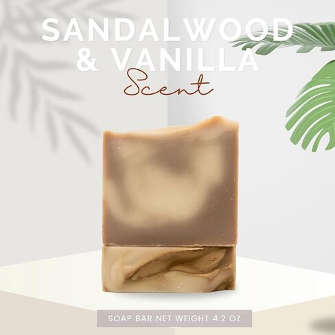 Handcraft Cold-Process Soap Bar, Cherry Blossom Scent (1 pack,) Handmade Body and Face Soap For Men And Women, Vegan, Cruelty Free, Made in USA, 4.2oz - Fresh Collection in Saudi Arabia