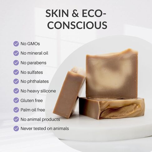 Handcraft Cold-Process Soap Bar, Cherry Blossom Scent (1 pack,) Handmade Body and Face Soap For Men And Women, Vegan, Cruelty Free, Made in USA, 4.2oz - Fresh Collection in Saudi Arabia