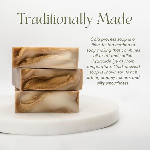 Handcraft Cold-Process Soap Bar, Cherry Blossom Scent (1 pack,) Handmade Body and Face Soap For Men And Women, Vegan, Cruelty Free, Made in USA, 4.2oz - Fresh Collection in Saudi Arabia